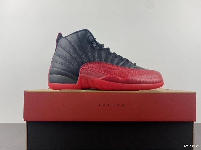 1st Kicks Shoes Game Flu Retro Jordan 12 130690-002 (2016) 0629